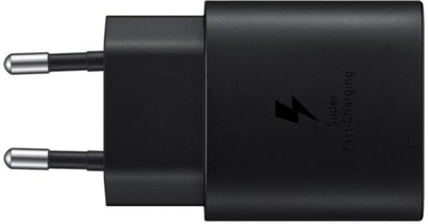 Samsung Napájecí adaptér s rychlonabíjením (25W), bez kabelu v balení, Black