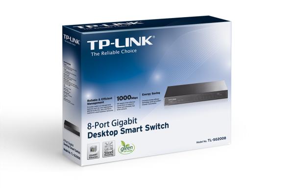 TP-Link TL-SG2008 8x Gigabit Smart Switch Omada SDN 