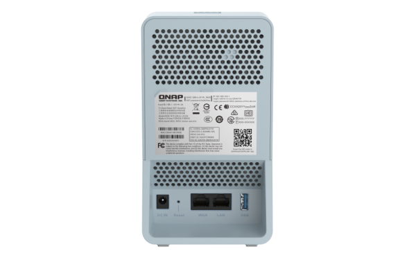 QNAP třípásmový Wi-Fi SD-WAN Mesh router QMiro-201W (2xGbE / 1xUSB 3.2 / Bluetooth / 4 int. antény) 