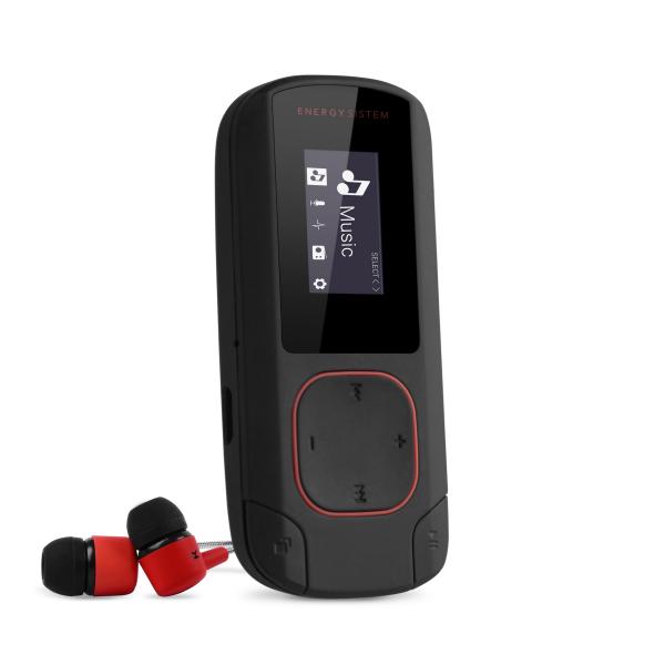 Energy Sistem MP3 Clip Bluetooth Coral MP3 prehrávač s Bluetooth, mikro SD, MP3, WMA, WAV, FLAC, FM
