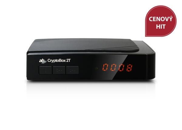 AB CryptoBox 2T HD terestriálny/ káblový prijímač