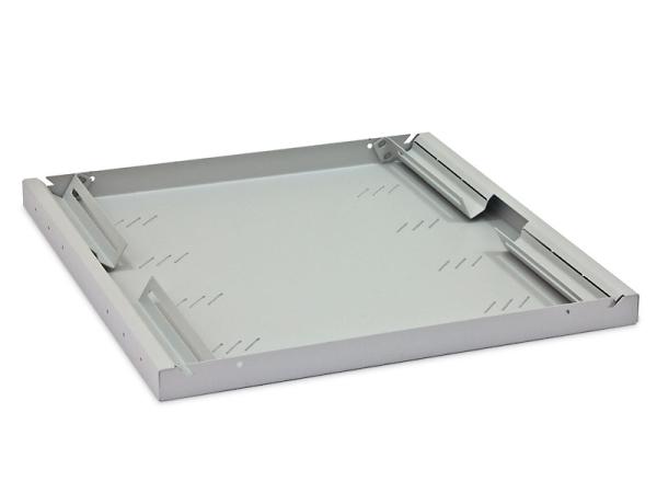 19&quot; polica A4 perforovaná 1U/ 150mm, max.15kg čierna 