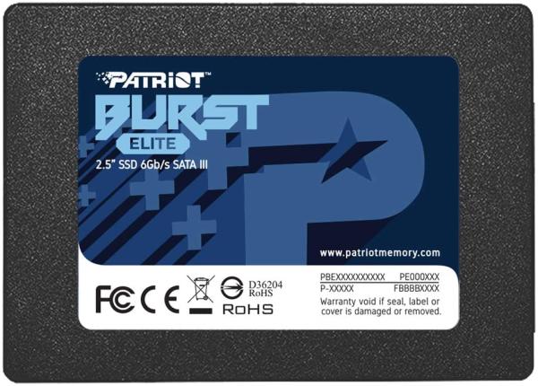 PATRIOT Burst Elite/ 120GB/ SSD/ 2.5"/ SATA/ 3R