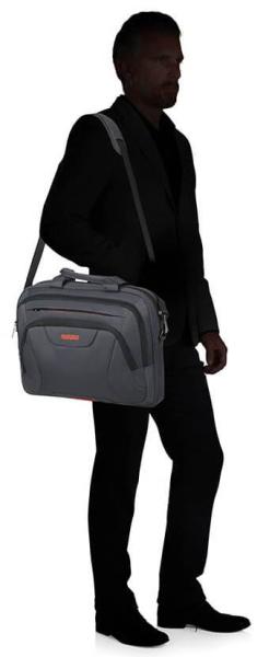 American Tourister AT WORK LAPTOP BAG 15.6" Black/ Orange 