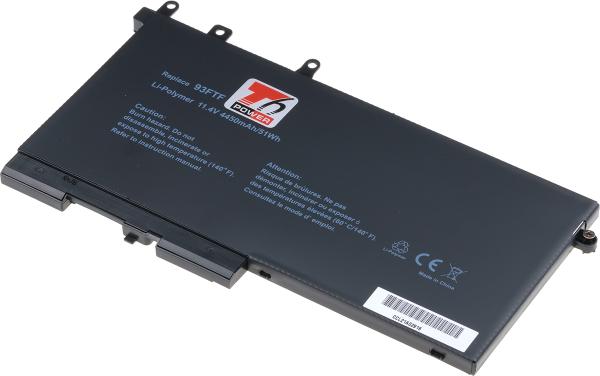 Batéria T6 Power Dell Latitude 5280, 5290, 5480, 5490, 5580, 5590, 4450mAh, 51Wh, 3cell, Li-pol
