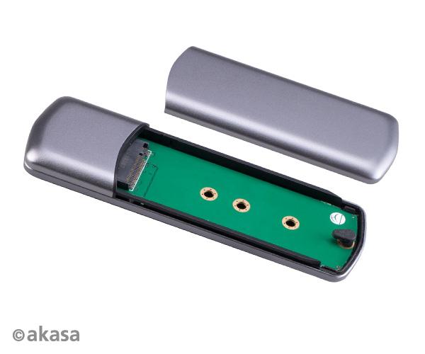 AKASA USB 3.2 Gen 2 ext. rámček pre M.2 SSD Alu 