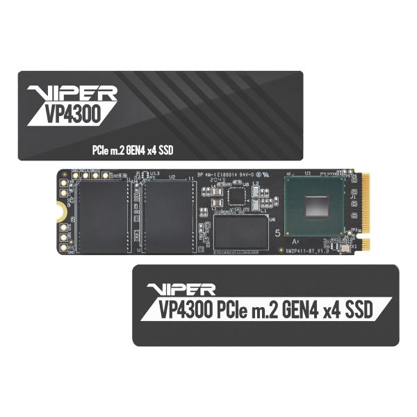 PATRIOT VP4300/ 2TB/ SSD/ M.2 NVMe/ Heatsink/ 5R 