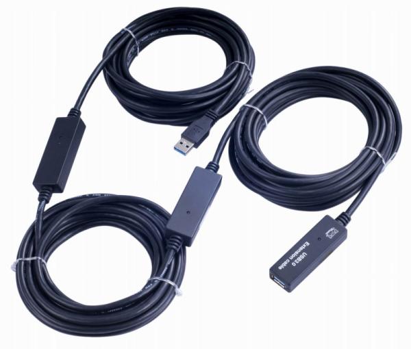 PremiumCord USB 3.0 repeater a predlž. kábel 20m