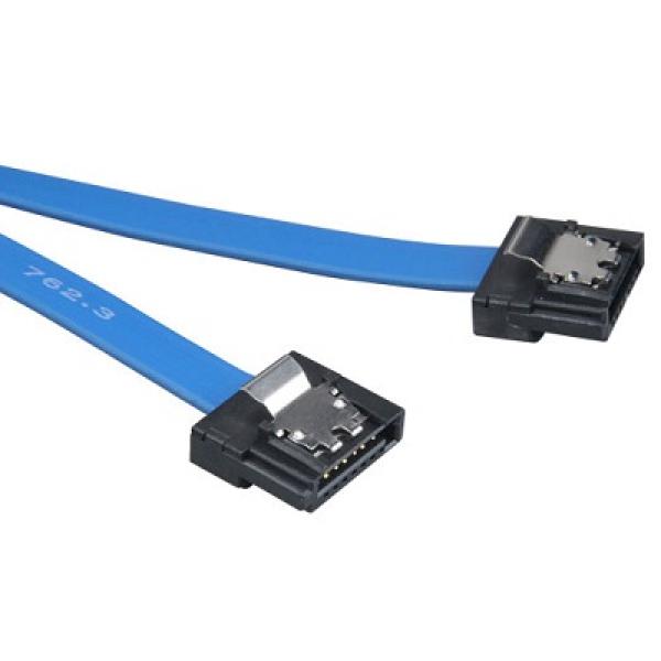 AKASA - Proslim 6Gb/ s SATA3 kabel - 15 cm - modrý