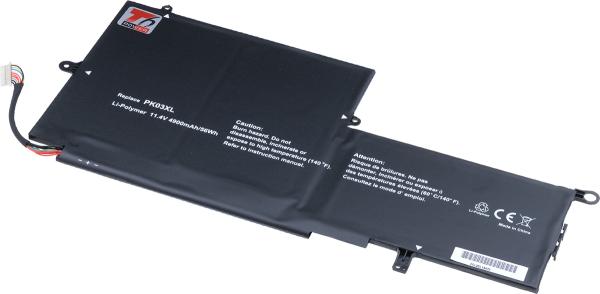 Batéria T6 Power HP Spectre 13-4000 x360, Pre x360 G1, Pre x360 G2, 4900mAh, 56Wh, 3cell, Li-pol
