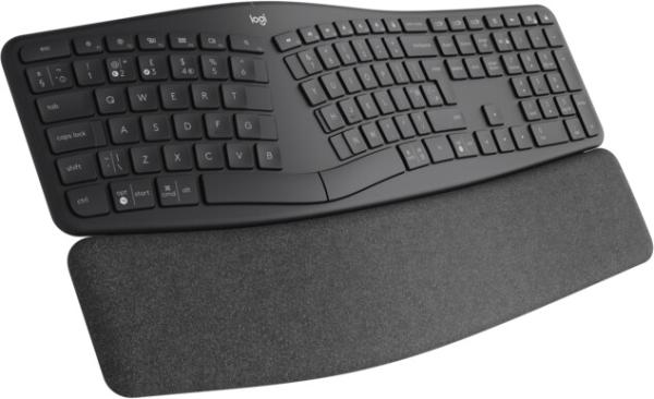 Logitech K860/ Bezdrôtová Bluetooth/ US layout/ Čierna 