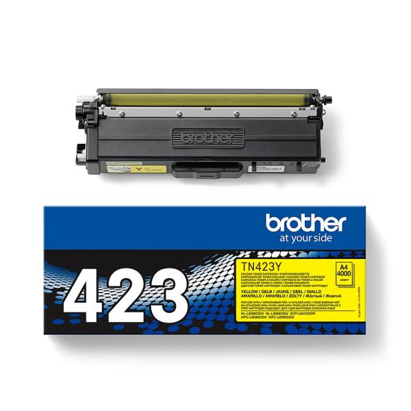 Brother TN-423Y, toner žltá, 4 000 str.