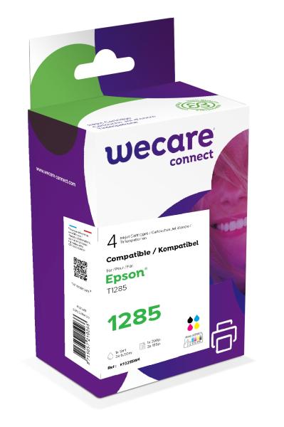 WECARE ARMOR ink sada kompatibilní s EPSON C13T12854012, černá/ CMY