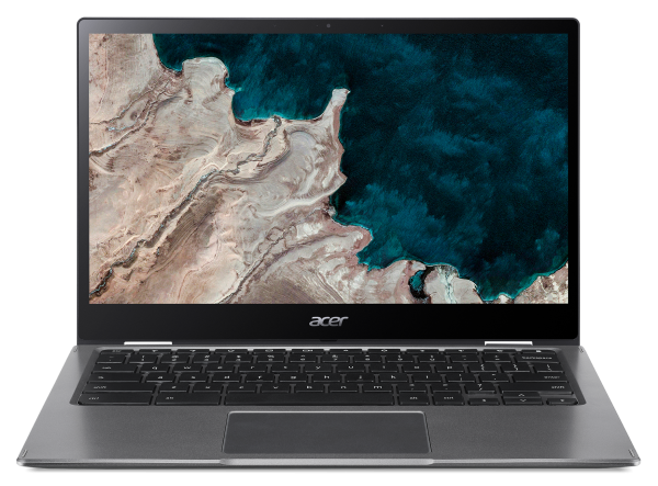 Acer Chromebook/ Spin 513/ Qualcomm/ 13, 3"/ FHD/ T/ 8GB/ 64GB eMMC/ Adreno 618/ Chrome/ Gray/ 2R