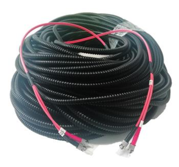 Předkonektorovaný optický kabel, 2+2LC 9/ 125um SM, 160m