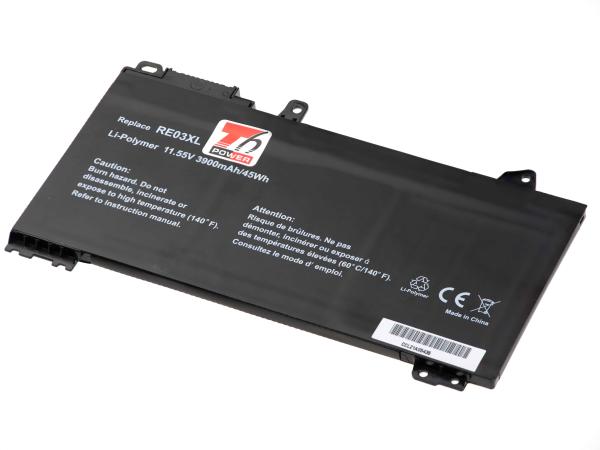 Baterie T6 Power HP ProBook 430 G6, 440 G6, 445 G6, 450 G6, 455 G6, 3900mAh, 45Wh, 3cell, Li-pol