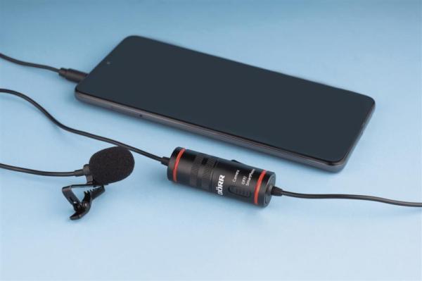 Doerr LV-30 Lavalier kravatový mikrofón pre kamery aj mobily 