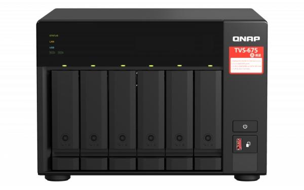 QNAP TVS-675-8G (8core 2, 5GHz / 8GB RAM / 6xSATA / 2xM.2 NVMe slot / 2xPCIe / 2x2, 5GbE / 1x HDMI 4K)