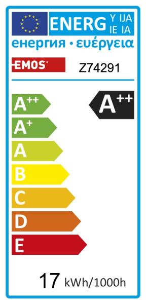 EMOS LED FLM A67 17W (150W) 2452lm E27 NW A++ 