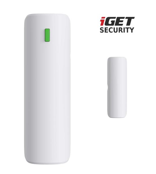 iGET SECURITY EP4 - bezdrátový magnetický senzor pro dveře/ okna pro alarm M5, výdrž batt. až 5 let