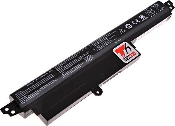 Baterie T6 Power Asus X200CA, X200LA, X200MA, F200CA, F200LA, F200MA, R200CA, 2600mAh, 29Wh, 4cell