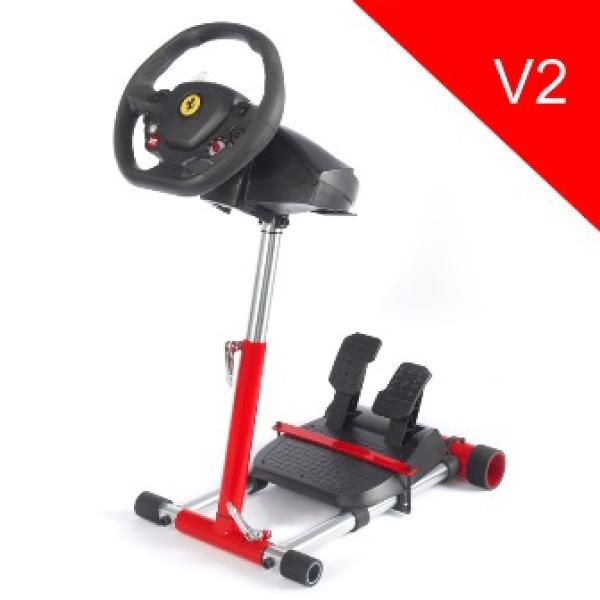 Wheel Stand Pro, stojan na volant a pedály pro Thrustmaster SPIDER, T80/ T100, T150, F458/ F430, červený