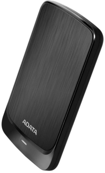 ADATA HV320/ 1TB/ HDD/ Externí/ 2.5"/ Černá/ 3R