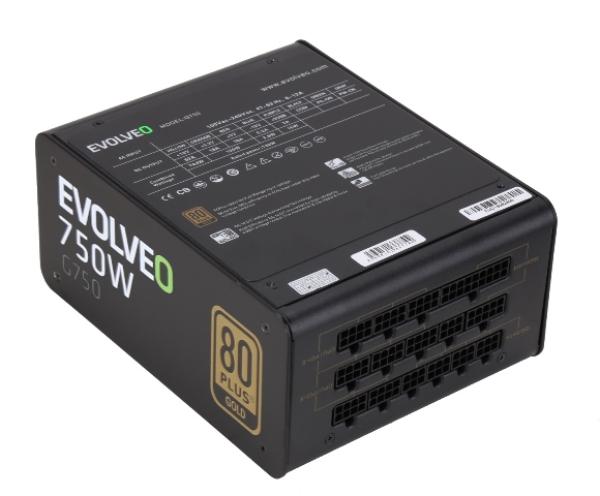 EVOLVEO G750/ 750W/ ATX/ 80PLUS Gold/ Modular 