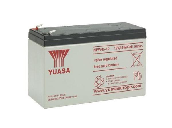 Baterie YUASA NPW45-12 (12V; 45W/ čl.; 9Ah; faston F2)