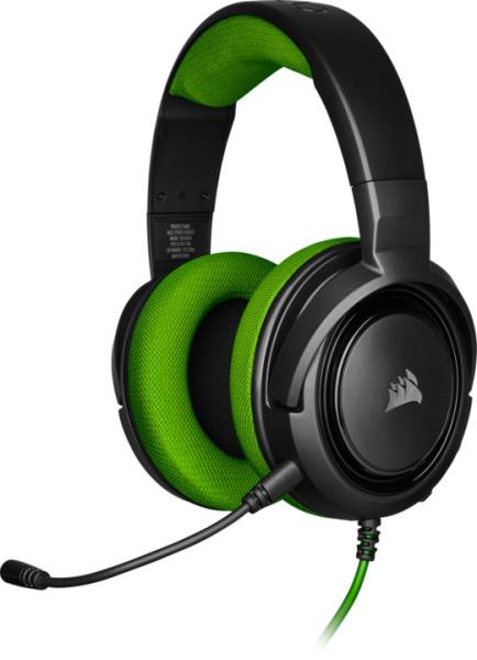CORSAIR herní headset HS35 Green
