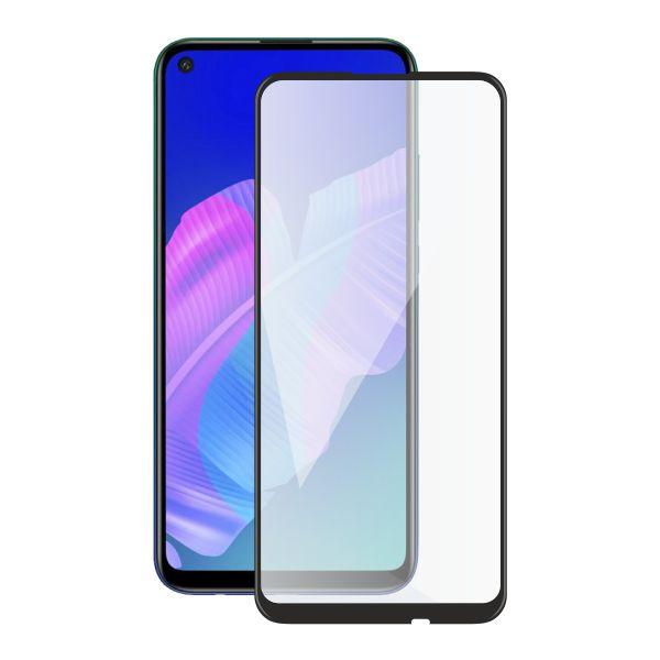 Screenshield HUAWEI P40 Lite E (full COVER black) Tempered Glass Protection