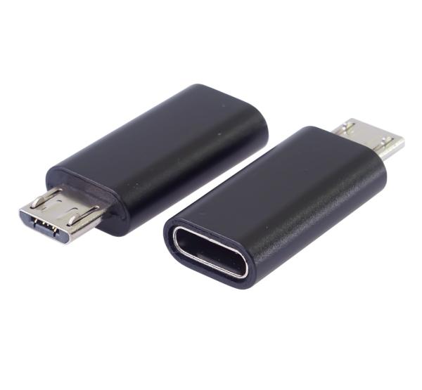 PremiumCord Adaptér USB-C konektor female - USB 2.0 Micro-B/ male
