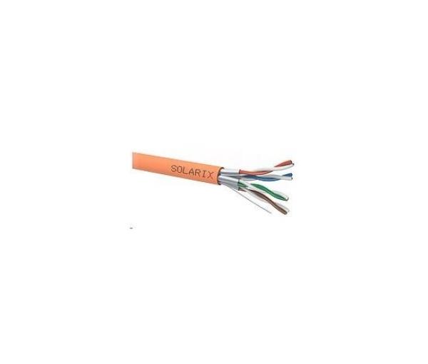 Instalacní kabel Solarix CAT6A STP LSOH B2ca-s1, d1, a1 500m/ cívka SXKD-6A-STP-LSOH-B2ca