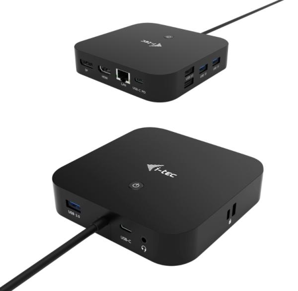 i-tec USB-C HDMI DP Docking Station with Power Delivery 100W