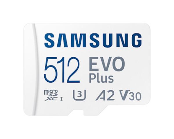 Samsung EVO Plus/ micro SDXC/ 512GB/ 130MBps/ UHS-I U3 / Class 10/ + Adaptér