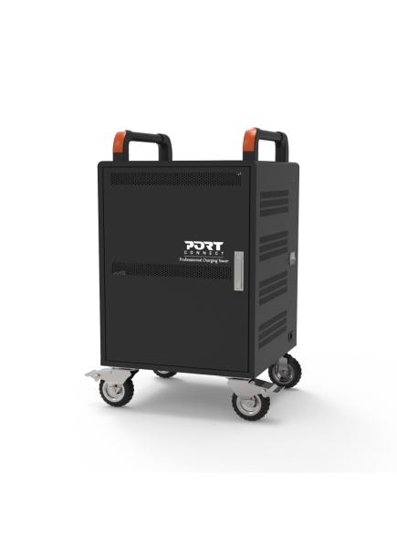 PORT nabíjecí skříňka pro 20 notebooků + 1 Rack U19",  černá