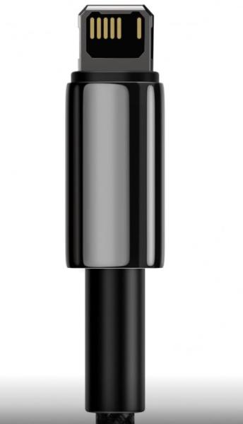 Baseus CALWJ-01 Tungsten Gold Kábel Lightning 2.4A 1m Black 