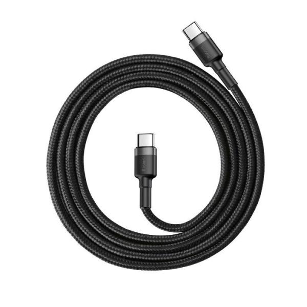 Baseus CATKLF-GG1 Cafule Kábel USB-C 60W 1m Gray/ Black 