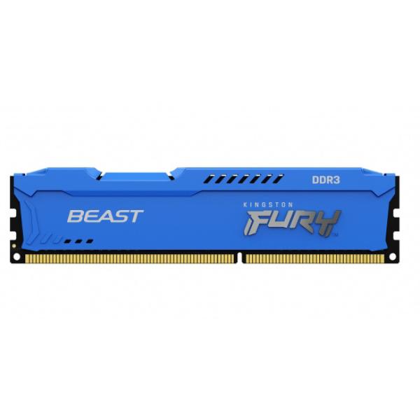 Kingston FURY Beast/ DDR3/ 8GB/ 1600MHz/ CL10/ 1x8GB/ Blue