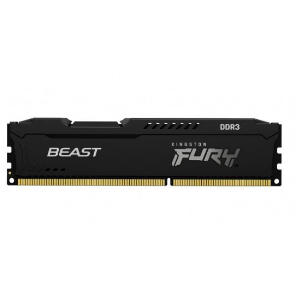 Kingston FURY Beast/ DDR3/ 8GB/ 1600MHz/ CL10/ 1x8GB/ Black