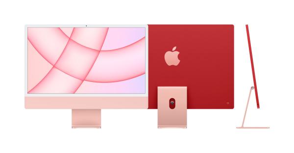 Apple iMac/ 24"/ 4480 x 2520/ M1/ 8GB/ 512GB SSD/ M1/ Big Sur/ Pink/ 1R