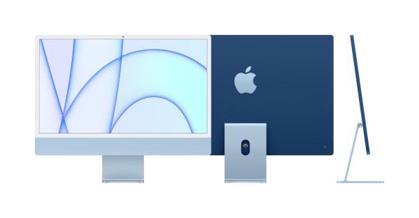 Apple iMac/ 24"/ 4480 x 2520/ M1/ 8GB/ 256GB SSD/ M1/ Big Sur/ Blue/ 1R