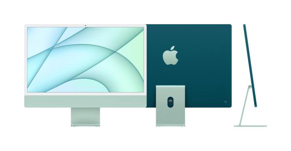 Apple iMac/ 24"/ 4480 x 2520/ M1/ 8GB/ 256GB SSD/ M1/ Big Sur/ Green/ 1R