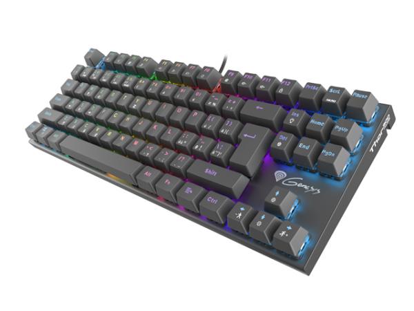 Genesis herná mechanická klávesnica THOR 300/ RGB/ Outemu Red/ Drôtová USB/ CZ/ SK layout/ Čierna 