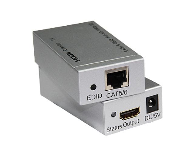HDMI extender na 60m cez jeden kábel Cat5e/ Cat6