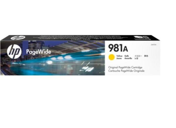 HP 981A Yellow Original PageWide Cartridge (6, 000 pages)