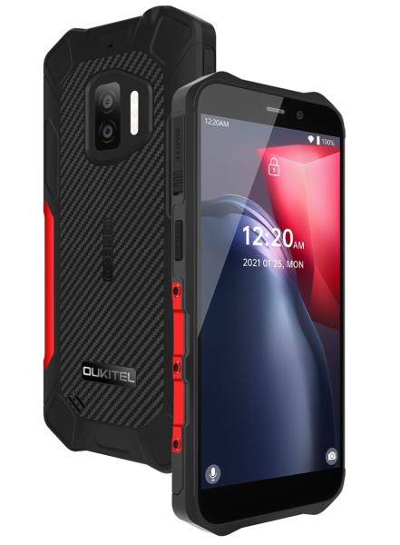 Oukitel WP12 Red odolný telefon, 5, 45" HD, 4GB+32GB, DualSIM, 4G, 4000 mAh, IP68, MIL-STD-810G