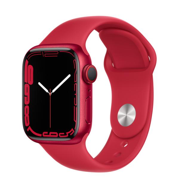 Apple Watch S7 Cell/ 45mm/ Red/ Sport Band/ Red
