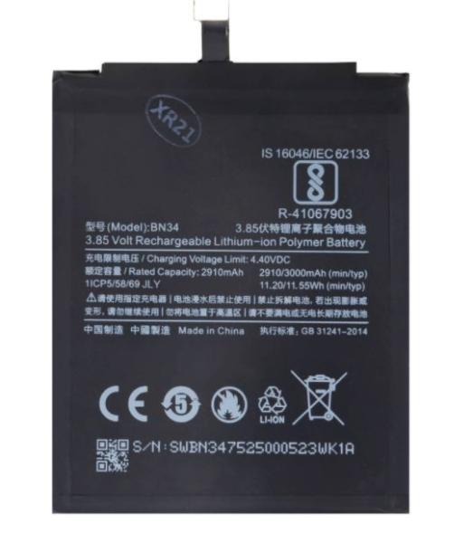 Xiaomi BN34 Batéria 3000mAh (OEM)
