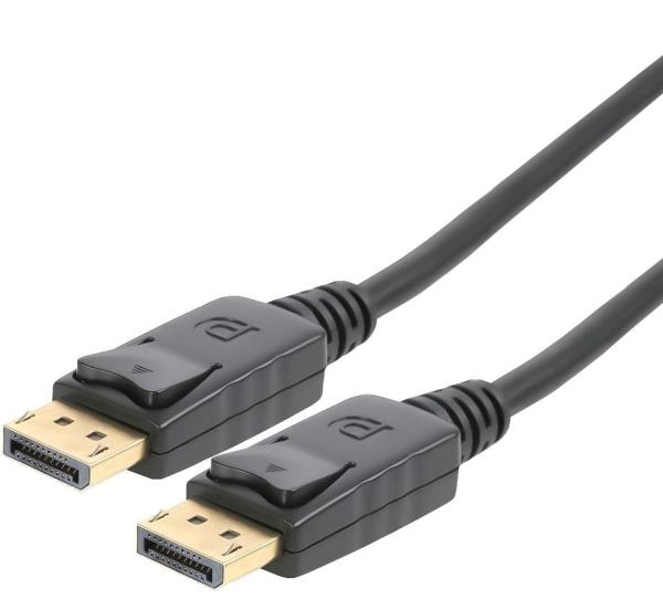 PremiumCord DisplayPort 2.0 přípojný kabel M/ M, zlacené konektory, 1m